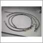 Stahlflex-Bremsleitungen, Ring 10 Grad gekröpft/Ring 10 Grad gekröpft, 385mm